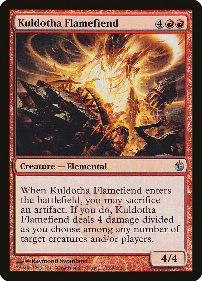 Kuldotha Flamefiend [Mirrodin Besieged] MTG Single Magic: The Gathering    | Red Claw Gaming