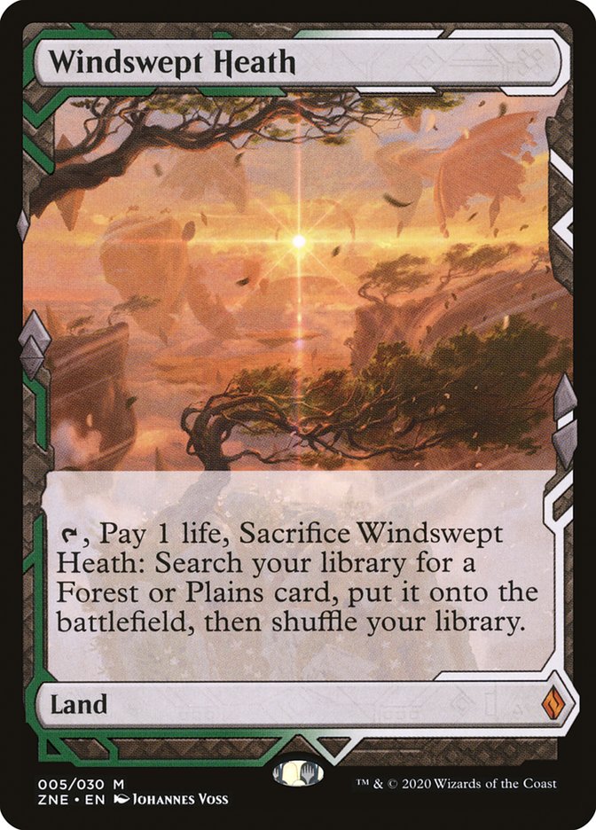 Windswept Heath (Expeditions) [Zendikar Rising Expeditions] MTG Single Magic: The Gathering    | Red Claw Gaming