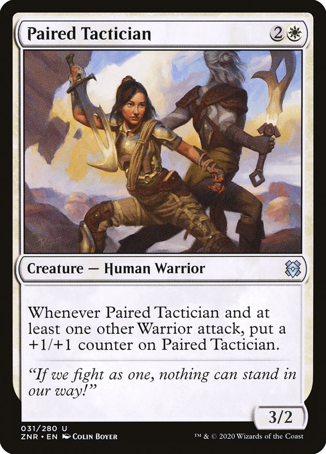 Paired Tactician [Zendikar Rising] MTG Single Magic: The Gathering    | Red Claw Gaming