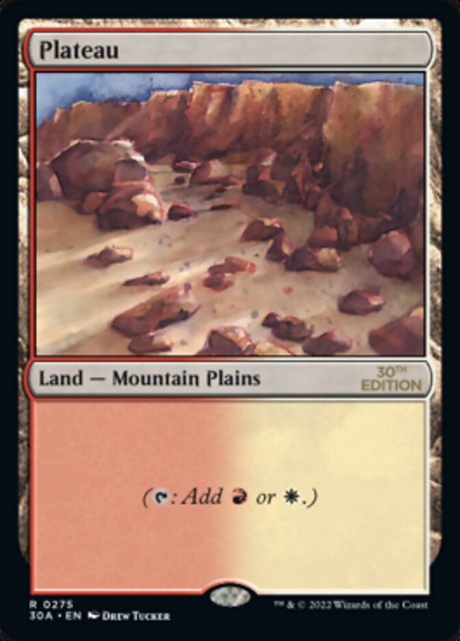 Plateau [30th Anniversary Edition] MTG Single Magic: The Gathering    | Red Claw Gaming