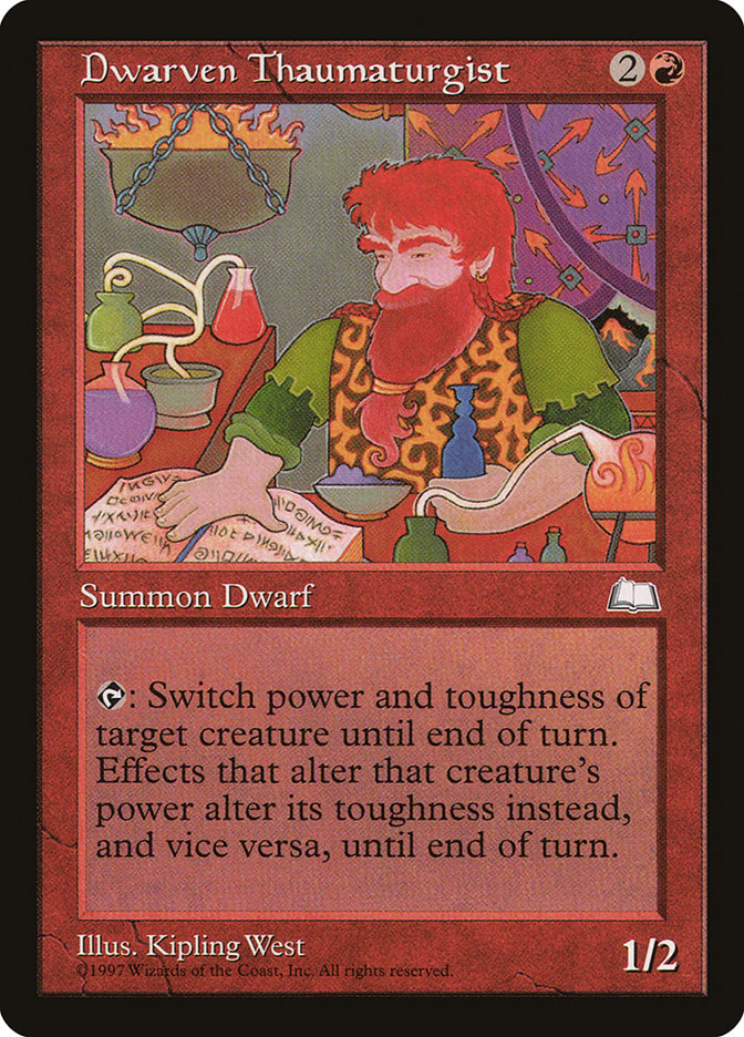 Dwarven Thaumaturgist [Weatherlight] MTG Single Magic: The Gathering    | Red Claw Gaming