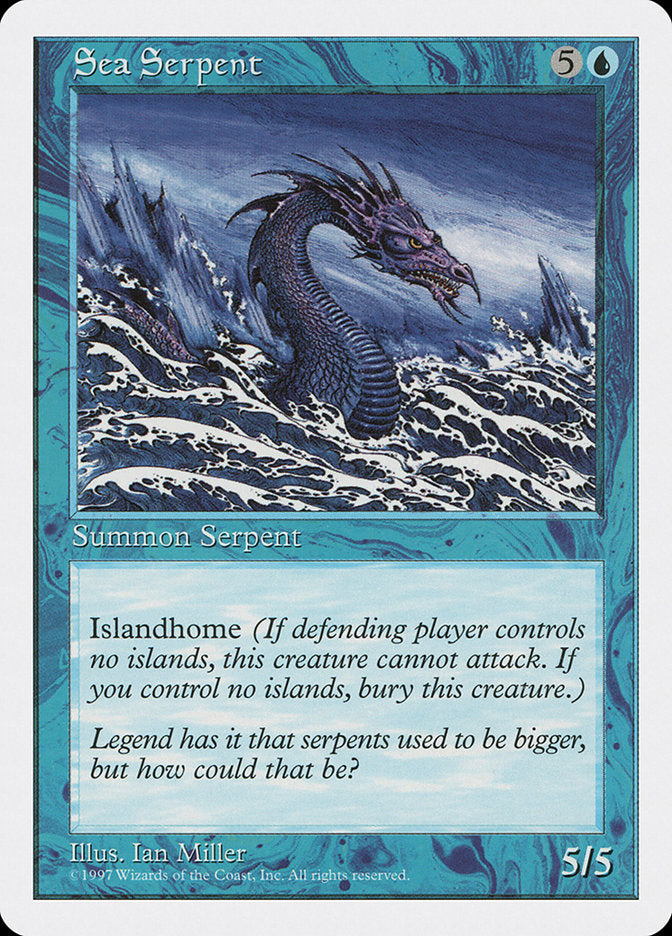 Sea Serpent [Fifth Edition] MTG Single Magic: The Gathering    | Red Claw Gaming