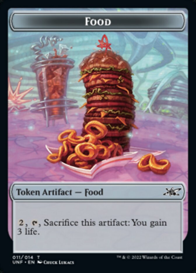 Food (011) Token [Unfinity Tokens] MTG Single Magic: The Gathering    | Red Claw Gaming