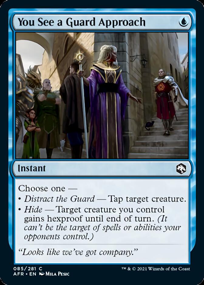 You See a Guard Approach [Dungeons & Dragons: Adventures in the Forgotten Realms] MTG Single Magic: The Gathering    | Red Claw Gaming