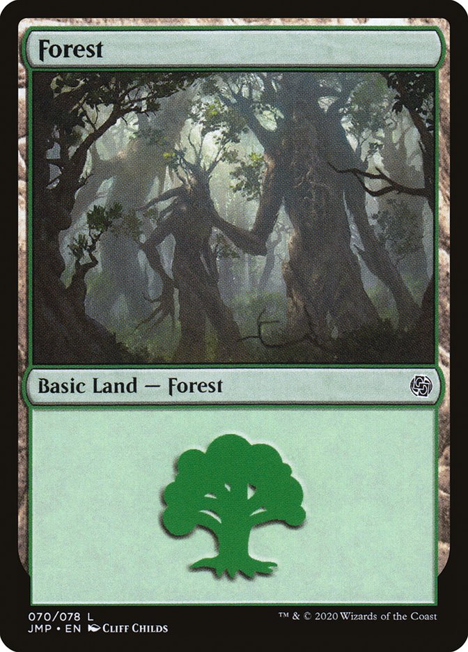 Forest (70) [Jumpstart] MTG Single Magic: The Gathering    | Red Claw Gaming