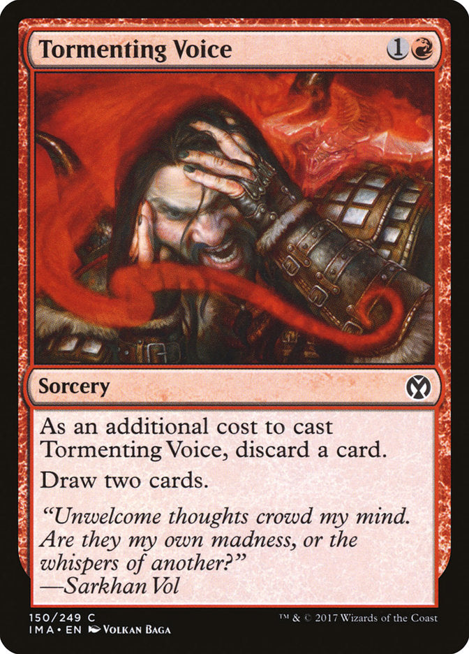 Tormenting Voice [Iconic Masters] MTG Single Magic: The Gathering    | Red Claw Gaming