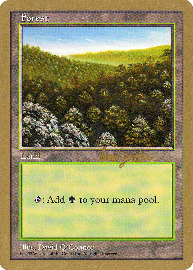 Forest (sg446) (Svend Geertsen) [World Championship Decks 1997] MTG Single Magic: The Gathering    | Red Claw Gaming