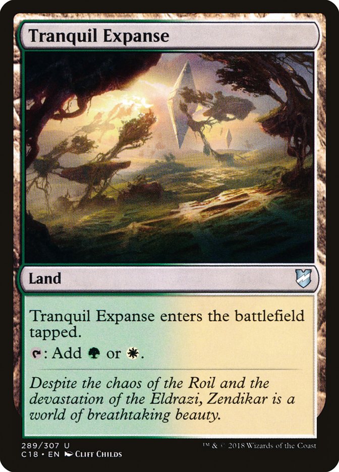 Tranquil Expanse [Commander 2018] MTG Single Magic: The Gathering    | Red Claw Gaming