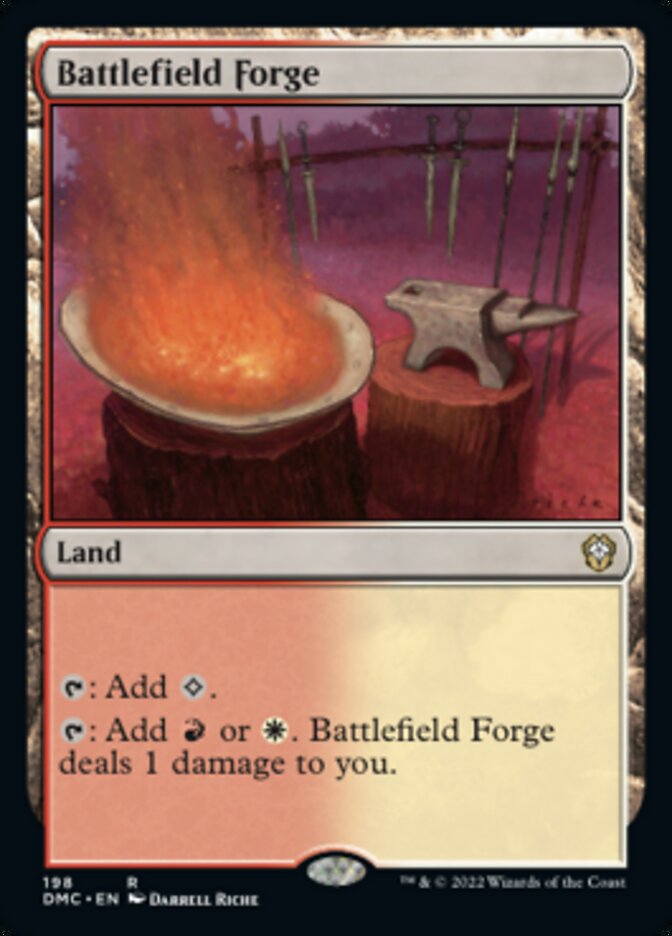 Battlefield Forge [Dominaria United Commander] MTG Single Magic: The Gathering    | Red Claw Gaming