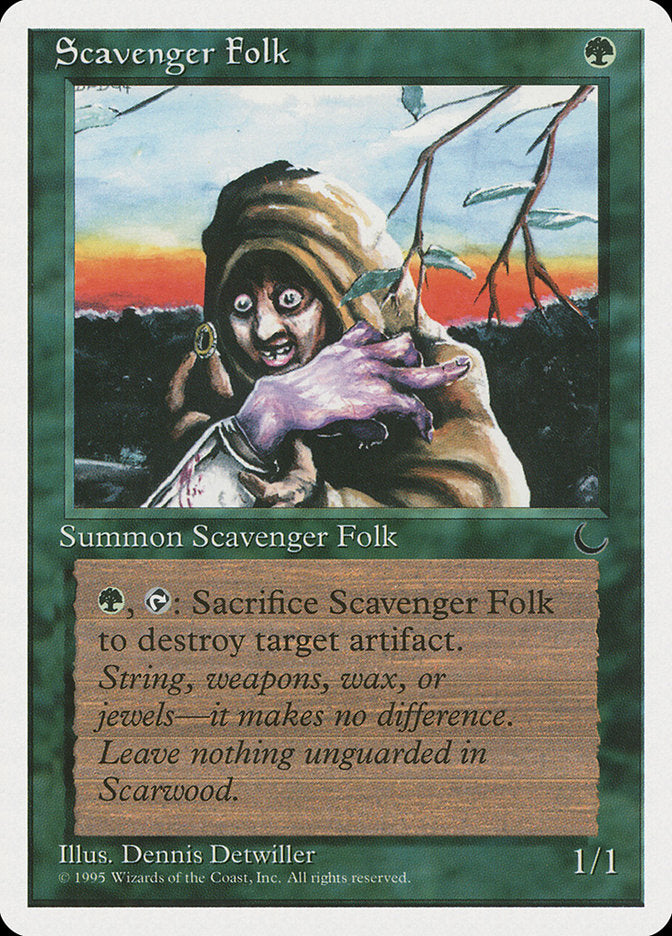 Scavenger Folk [Chronicles] MTG Single Magic: The Gathering    | Red Claw Gaming