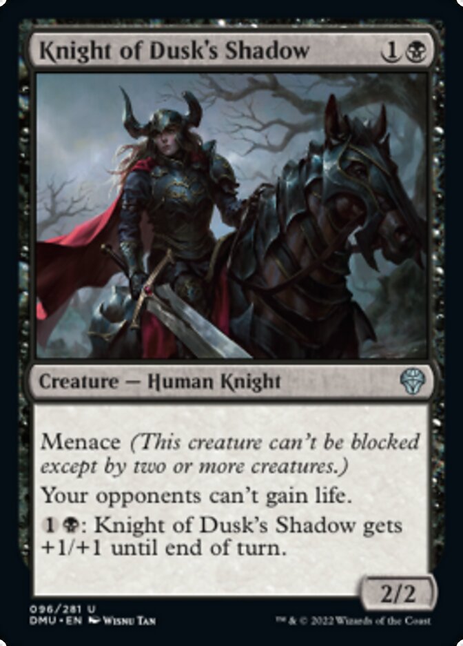 Knight of Dusk's Shadow [Dominaria United] MTG Single Magic: The Gathering    | Red Claw Gaming