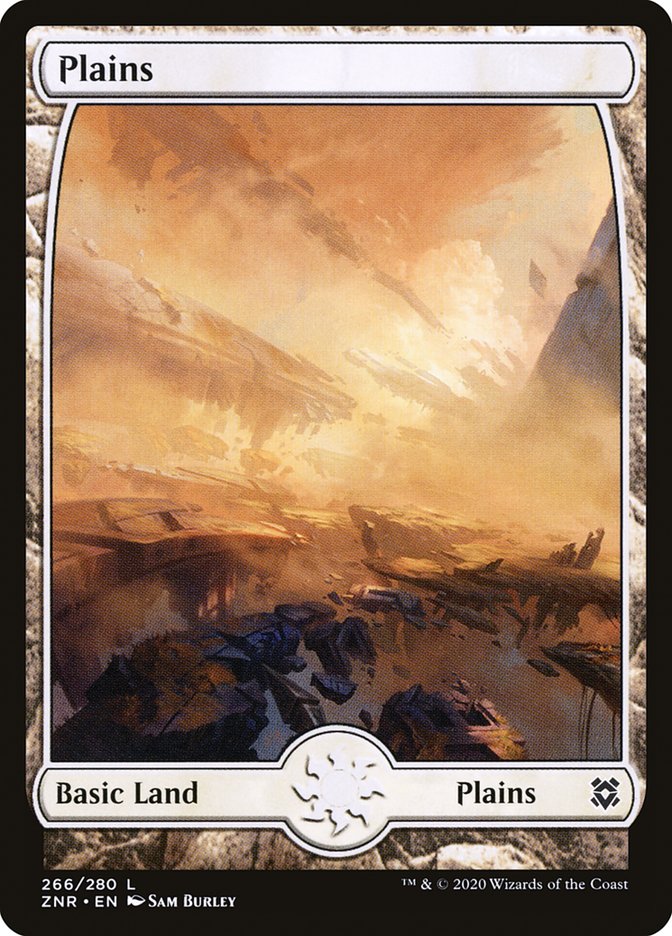 Plains (266) [Zendikar Rising] MTG Single Magic: The Gathering    | Red Claw Gaming