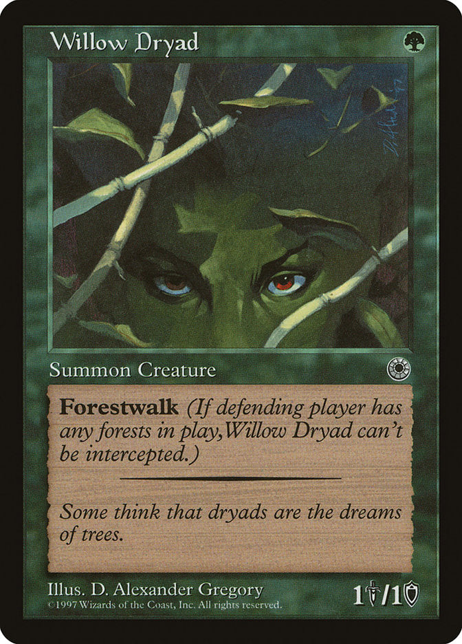 Willow Dryad [Portal] MTG Single Magic: The Gathering    | Red Claw Gaming