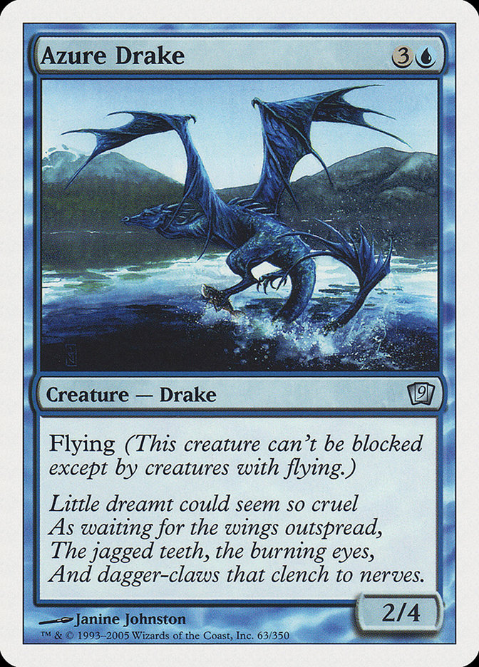 Azure Drake [Ninth Edition] MTG Single Magic: The Gathering    | Red Claw Gaming