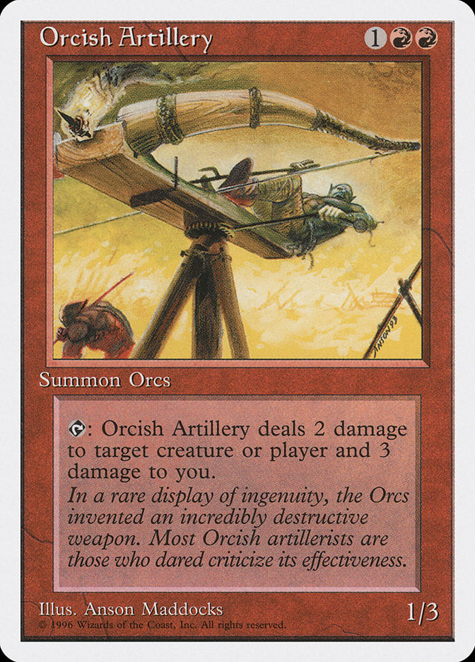 Orcish Artillery [Introductory Two-Player Set] MTG Single Magic: The Gathering    | Red Claw Gaming