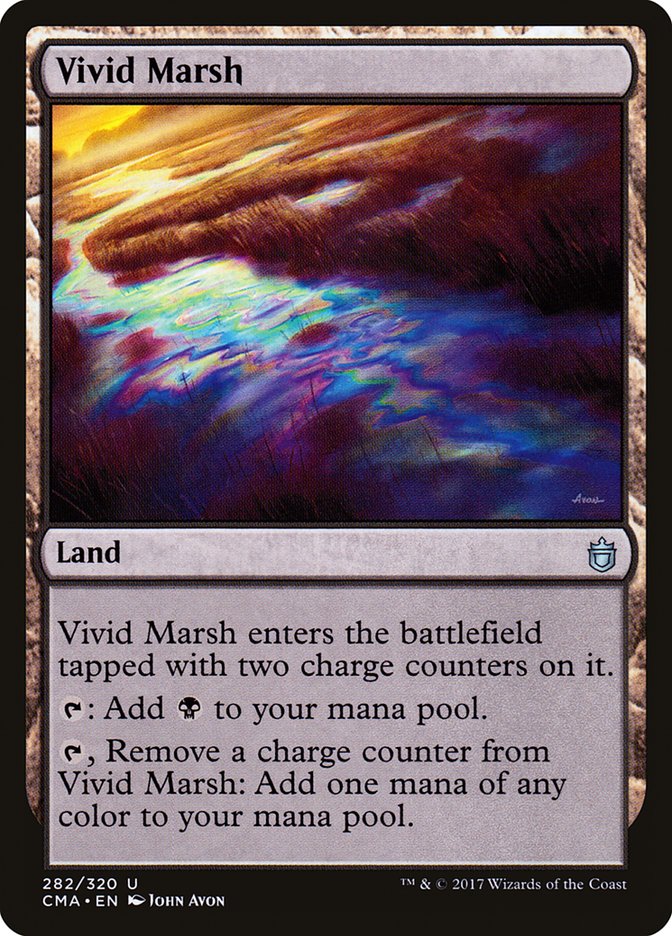 Vivid Marsh [Commander Anthology] MTG Single Magic: The Gathering    | Red Claw Gaming