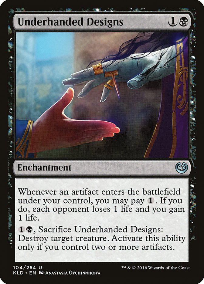 Underhanded Designs [Kaladesh] MTG Single Magic: The Gathering    | Red Claw Gaming