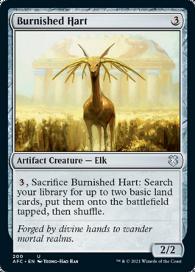 Burnished Hart [Dungeons & Dragons: Adventures in the Forgotten Realms Commander] MTG Single Magic: The Gathering    | Red Claw Gaming