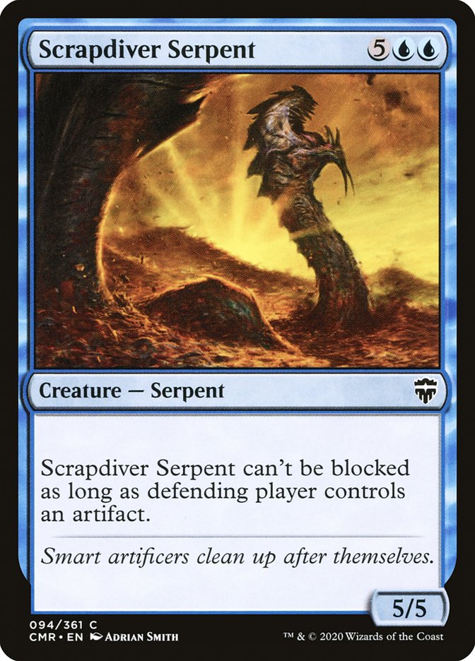 Scrapdiver Serpent [Commander Legends] MTG Single Magic: The Gathering    | Red Claw Gaming