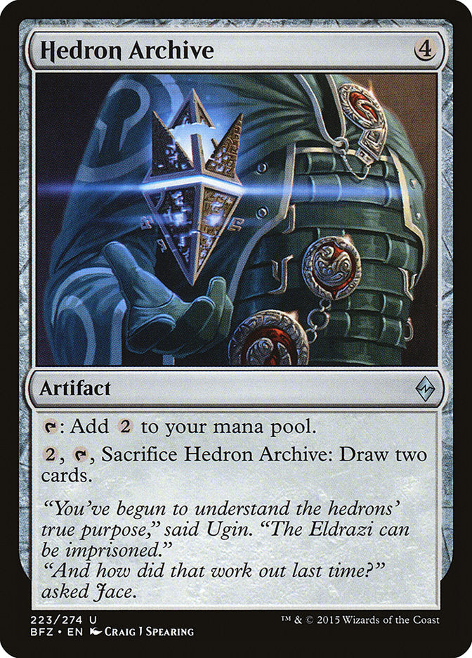 Hedron Archive [Battle for Zendikar] MTG Single Magic: The Gathering    | Red Claw Gaming