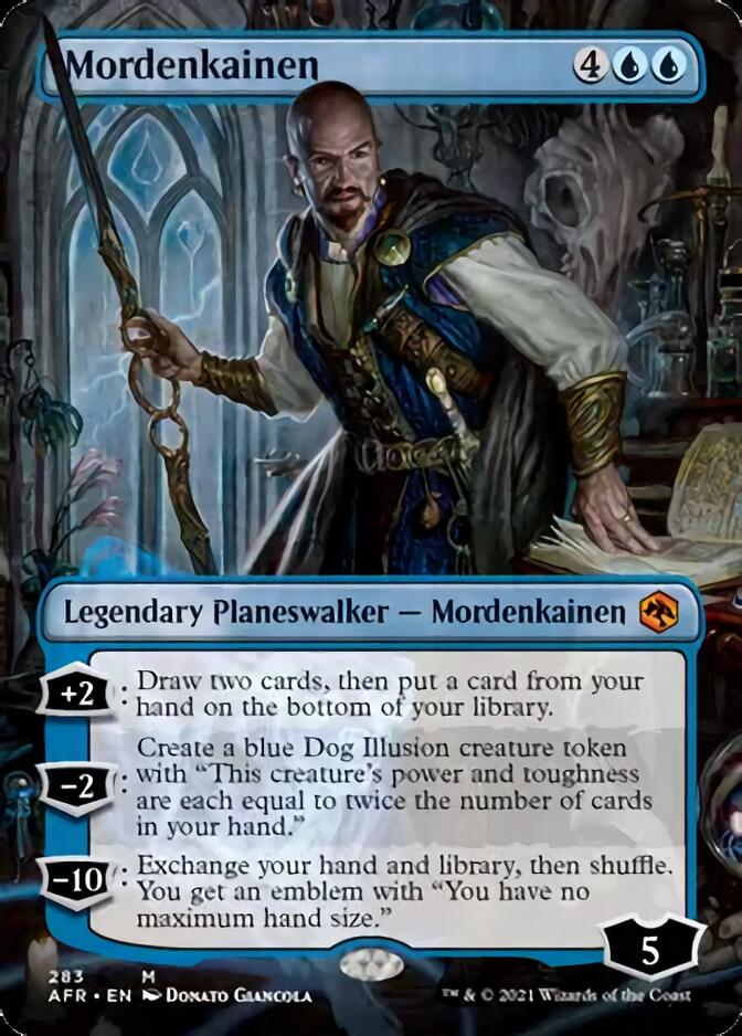 Mordenkainen (Borderless) [Dungeons & Dragons: Adventures in the Forgotten Realms] MTG Single Magic: The Gathering    | Red Claw Gaming