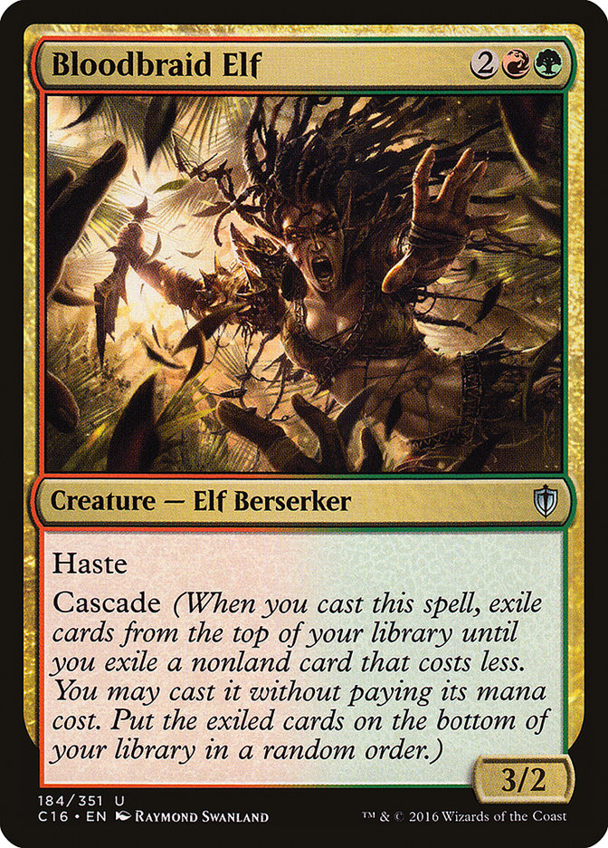 Bloodbraid Elf [Commander 2016] MTG Single Magic: The Gathering    | Red Claw Gaming