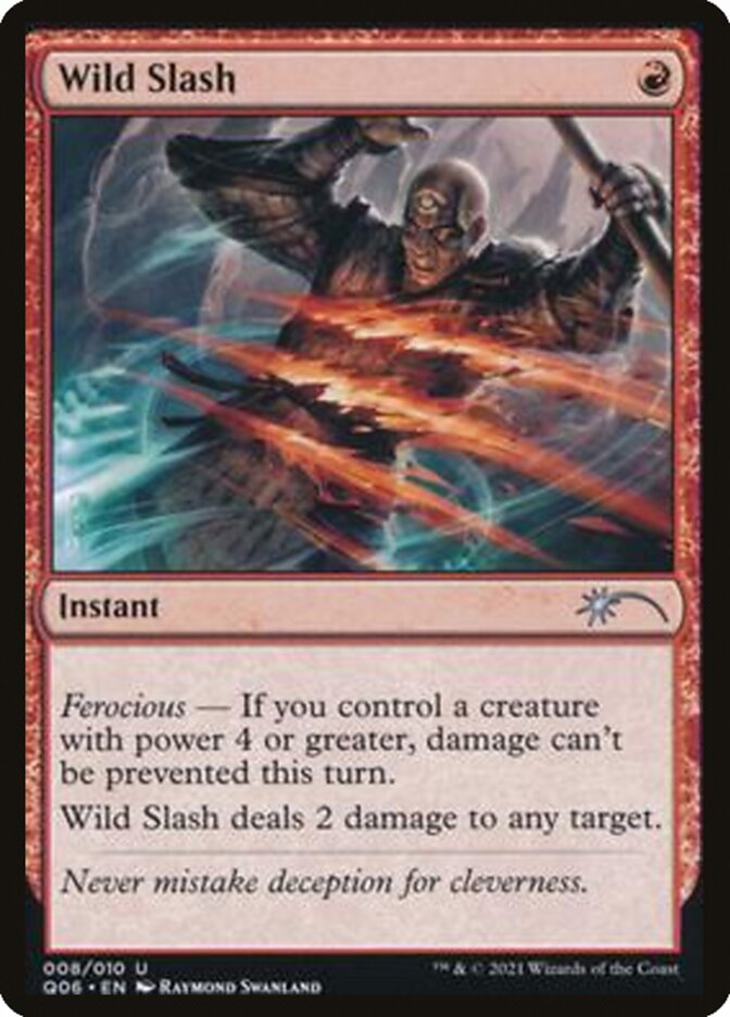 Wild Slash [Pioneer Challenger Decks 2021] MTG Single Magic: The Gathering    | Red Claw Gaming