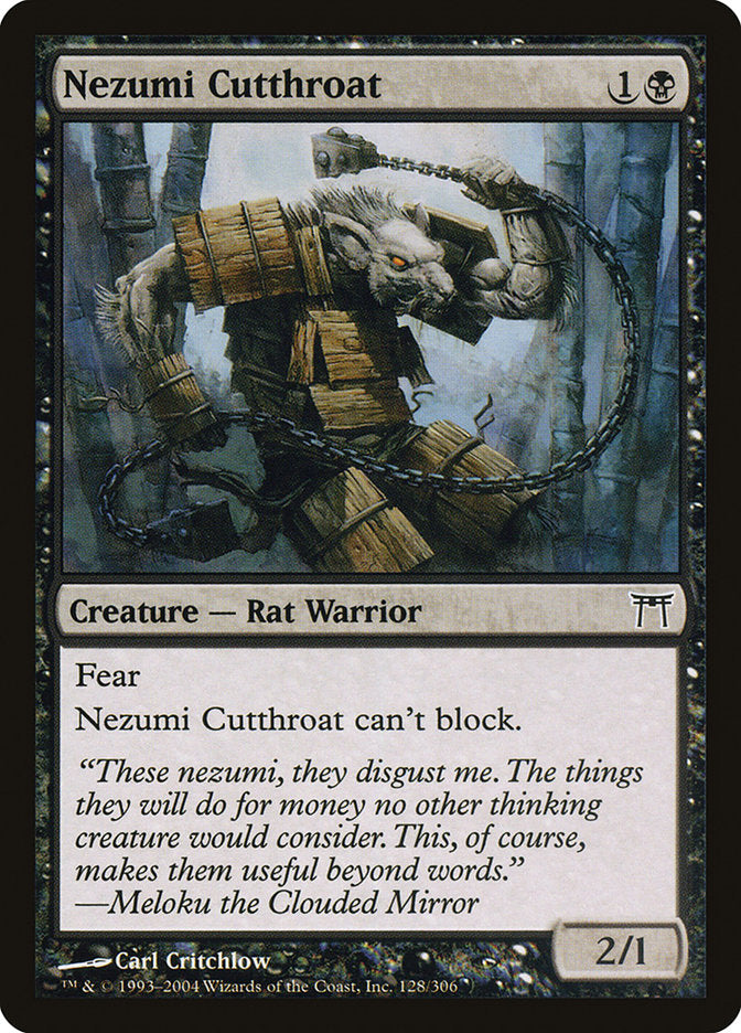 Nezumi Cutthroat [Champions of Kamigawa] MTG Single Magic: The Gathering    | Red Claw Gaming