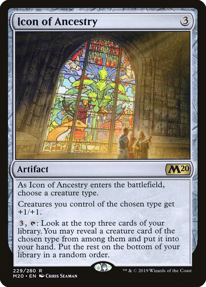 Icon of Ancestry [Core Set 2020] MTG Single Magic: The Gathering    | Red Claw Gaming