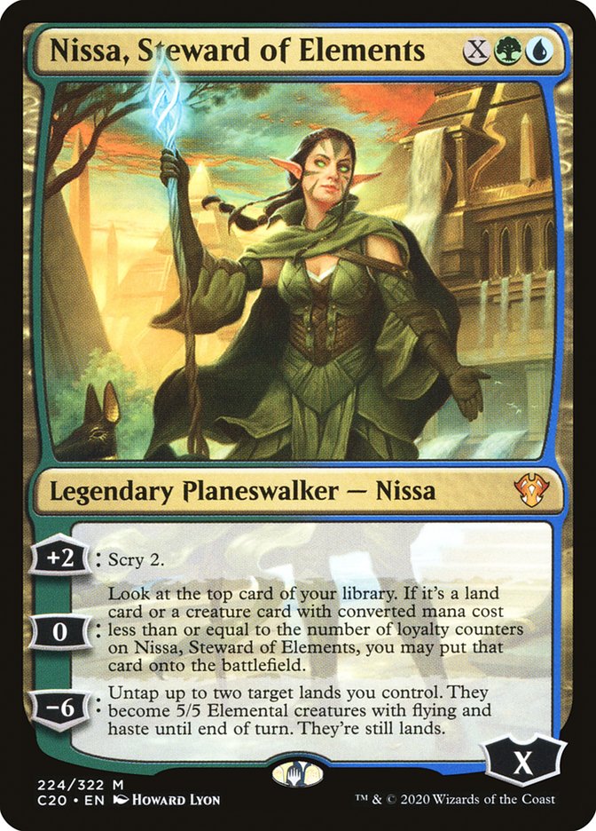 Nissa, Steward of Elements [Commander 2020] MTG Single Magic: The Gathering    | Red Claw Gaming