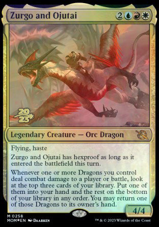 Zurgo and Ojutai [March of the Machine Prerelease Promos] MTG Single Magic: The Gathering    | Red Claw Gaming