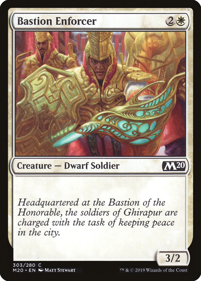 Bastion Enforcer [Core Set 2020] MTG Single Magic: The Gathering    | Red Claw Gaming