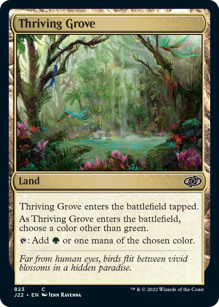 Thriving Grove [Jumpstart 2022] MTG Single Magic: The Gathering    | Red Claw Gaming