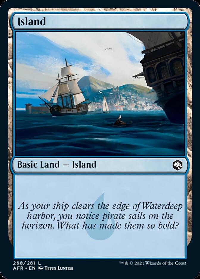 Island (268) [Dungeons & Dragons: Adventures in the Forgotten Realms] MTG Single Magic: The Gathering    | Red Claw Gaming