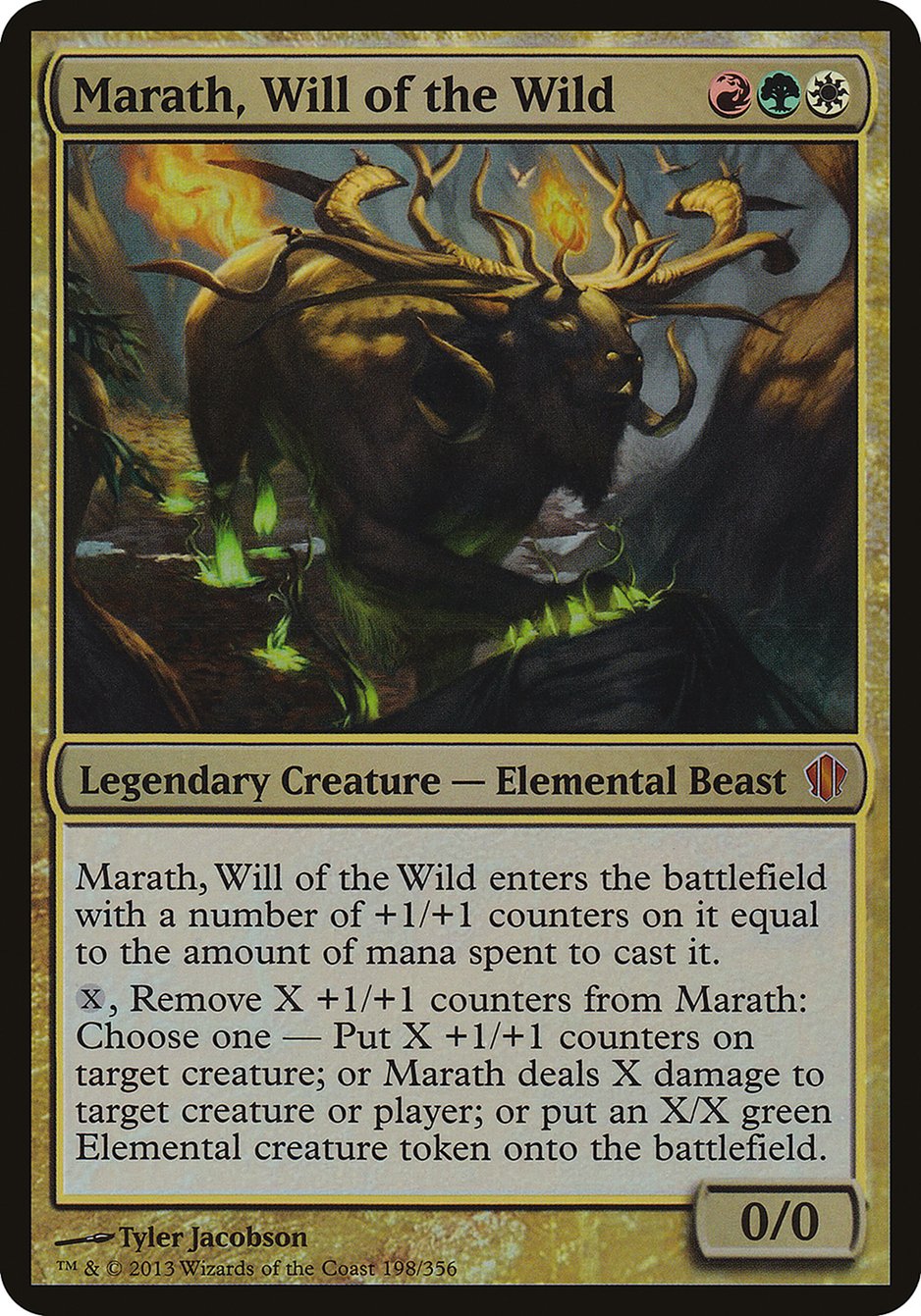 Marath, Will of the Wild (Oversized) [Commander 2013 Oversized] MTG Single Magic: The Gathering    | Red Claw Gaming