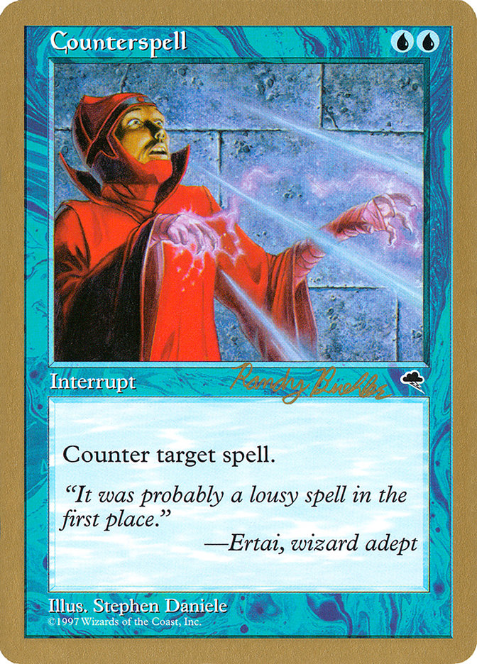 Counterspell (Randy Buehler) [World Championship Decks 1998] MTG Single Magic: The Gathering    | Red Claw Gaming