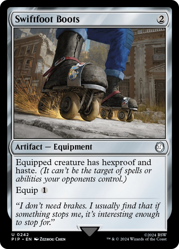 Swiftfoot Boots [Fallout] MTG Single Magic: The Gathering    | Red Claw Gaming
