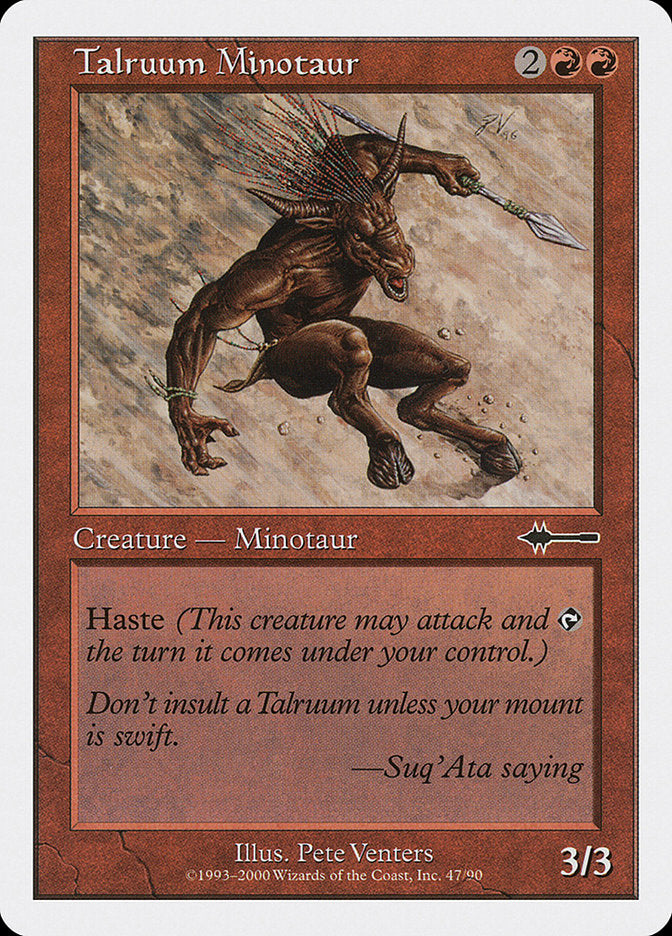 Talruum Minotaur [Beatdown] MTG Single Magic: The Gathering    | Red Claw Gaming