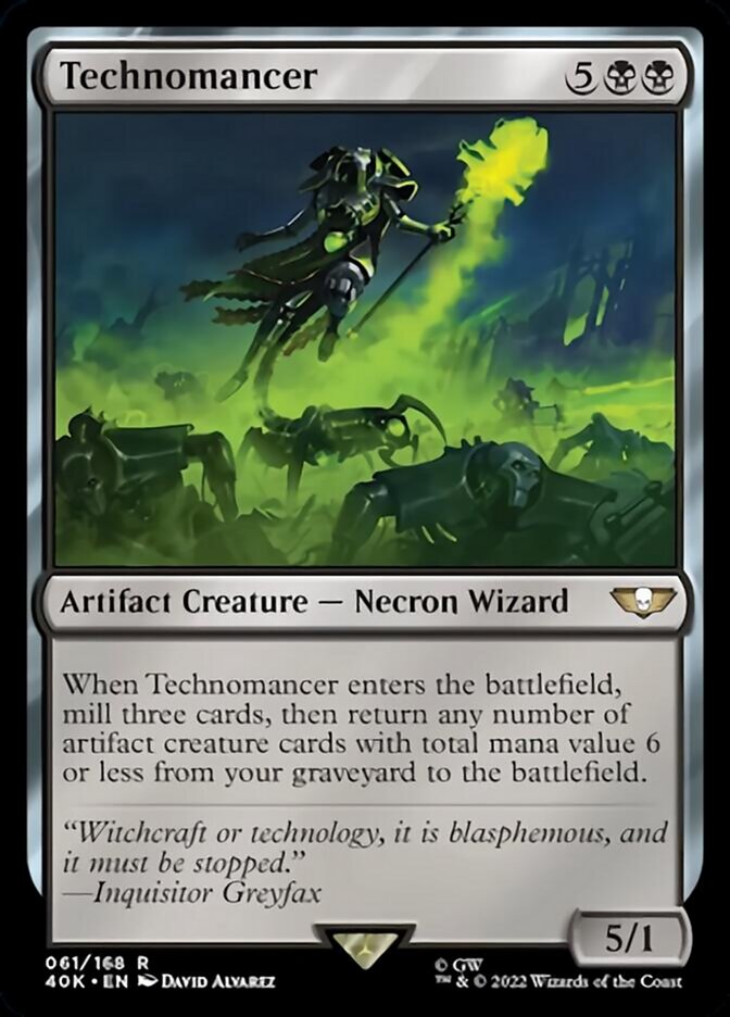 Technomancer (Surge Foil) [Warhammer 40,000] MTG Single Magic: The Gathering    | Red Claw Gaming