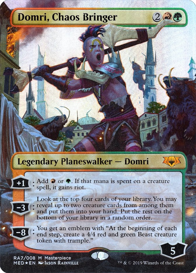 Domri, Chaos Bringer [Mythic Edition] MTG Single Magic: The Gathering    | Red Claw Gaming