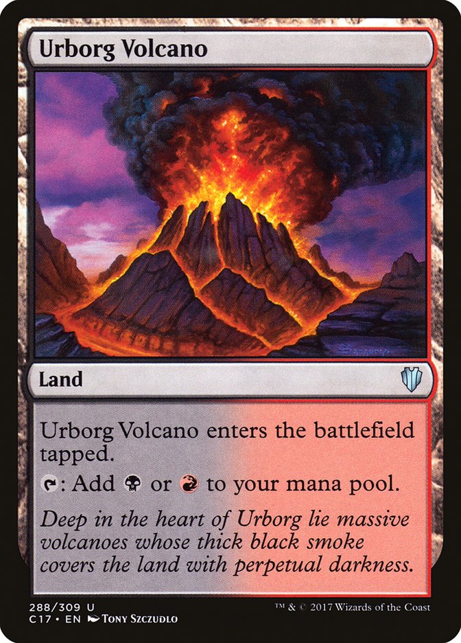Urborg Volcano [Commander 2017] MTG Single Magic: The Gathering    | Red Claw Gaming