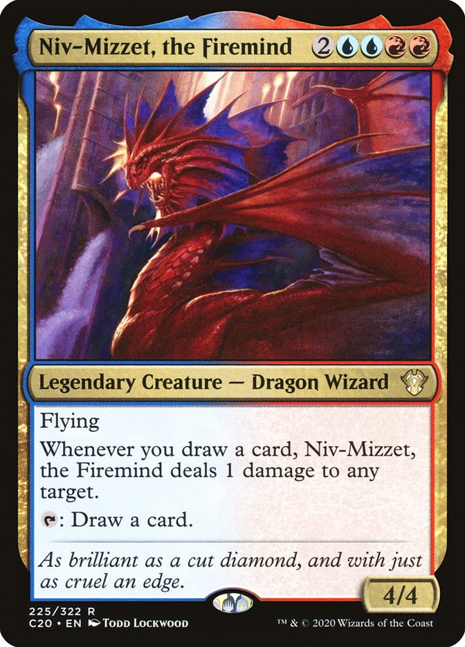 Niv-Mizzet, the Firemind [Commander 2020] MTG Single Magic: The Gathering    | Red Claw Gaming