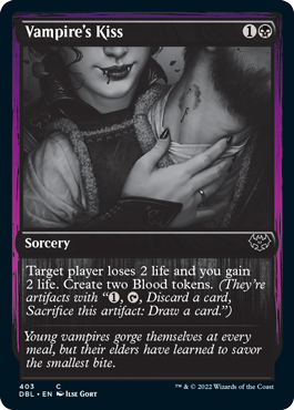 Vampire's Kiss [Innistrad: Double Feature] MTG Single Magic: The Gathering    | Red Claw Gaming