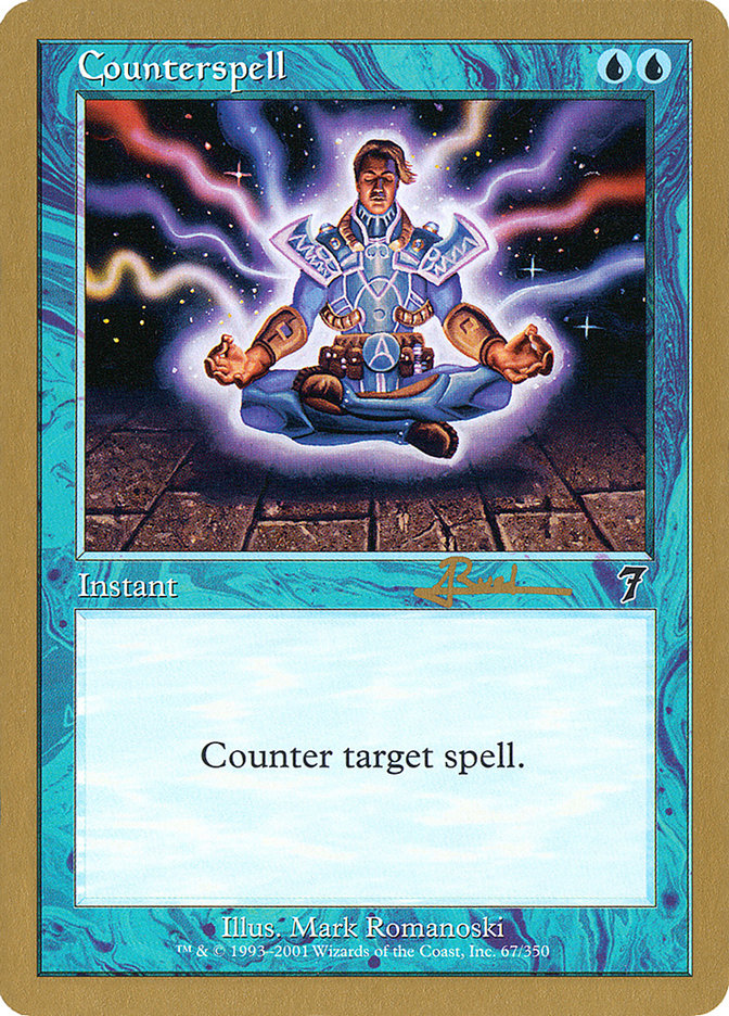 Counterspell (Antoine Ruel) (7ED) [World Championship Decks 2001] MTG Single Magic: The Gathering    | Red Claw Gaming