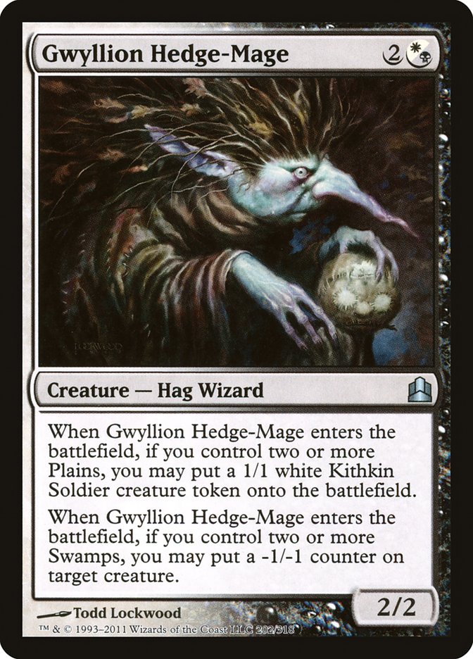 Gwyllion Hedge-Mage [Commander 2011] MTG Single Magic: The Gathering    | Red Claw Gaming