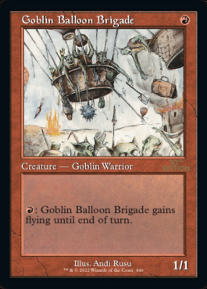 Goblin Balloon Brigade (Retro) [30th Anniversary Edition] MTG Single Magic: The Gathering    | Red Claw Gaming