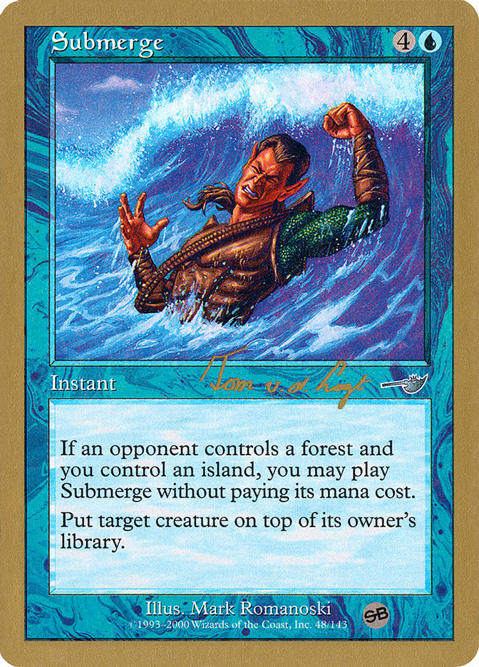 Submerge (Tom van de Logt) (SB) [World Championship Decks 2000] MTG Single Magic: The Gathering    | Red Claw Gaming