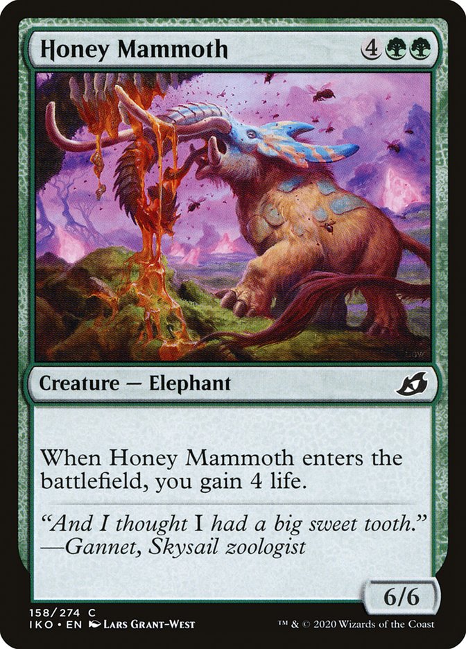 Honey Mammoth [Ikoria: Lair of Behemoths] MTG Single Magic: The Gathering    | Red Claw Gaming