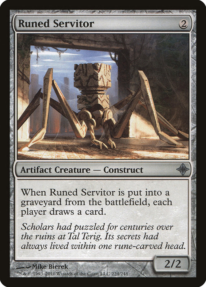 Runed Servitor [Rise of the Eldrazi] MTG Single Magic: The Gathering    | Red Claw Gaming