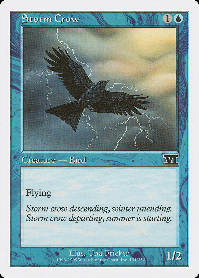 Storm Crow [Classic Sixth Edition] MTG Single Magic: The Gathering    | Red Claw Gaming